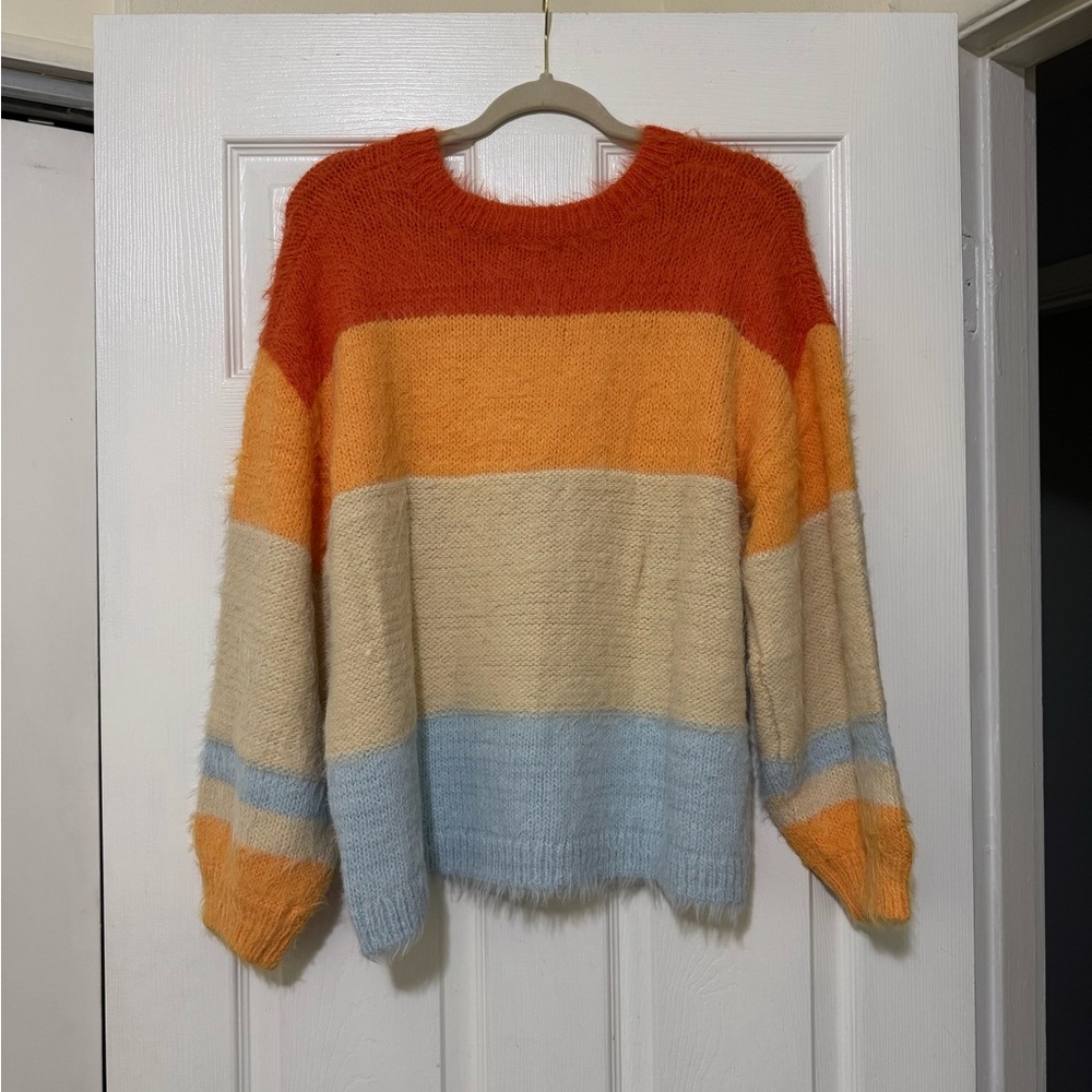 NWT Rip Curl Color Block Sweater Size Medium - Picture 2 of 7